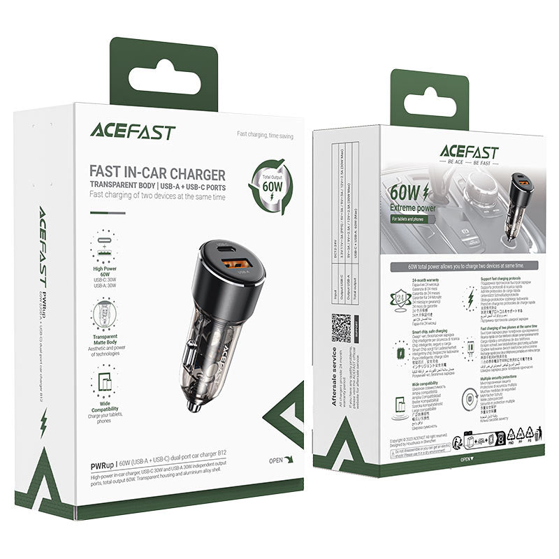 ACEFAST B12 60W Fast In-Car Charger