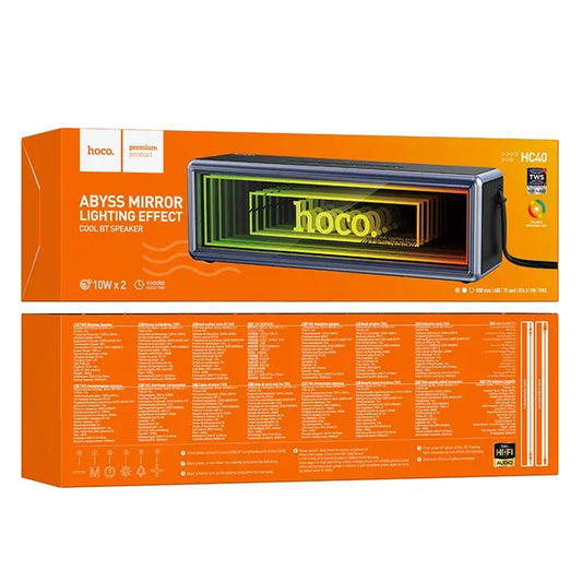 HOCO HC40 Abyss Mirror Lighting Effect Bluetooth Speaker