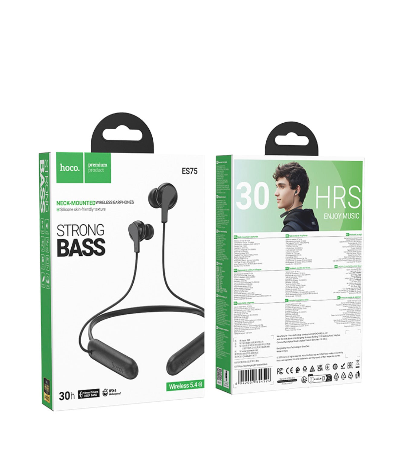 HOCO ES75 Neck-Mounted Wireless Earphones