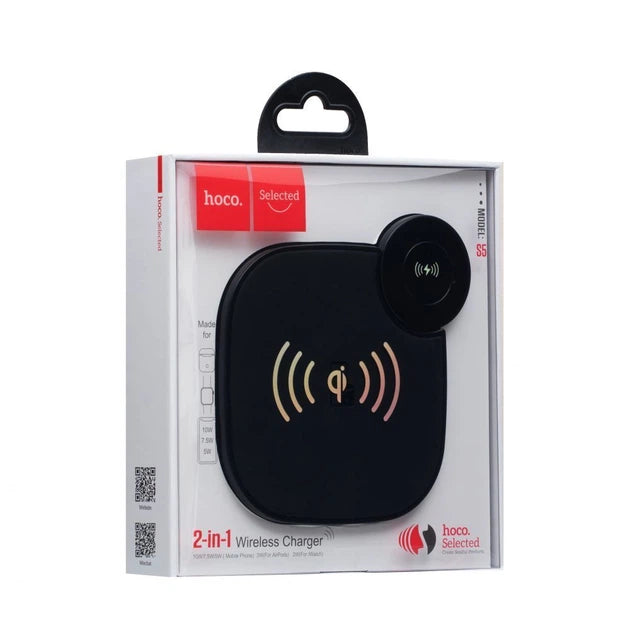 HOCO S5 2-in-1 Wireless Charger