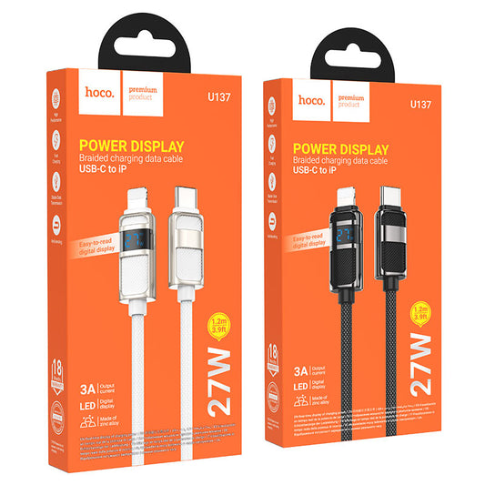 HOCO U137 27W USB-C to Lightning Fast Charging Cable