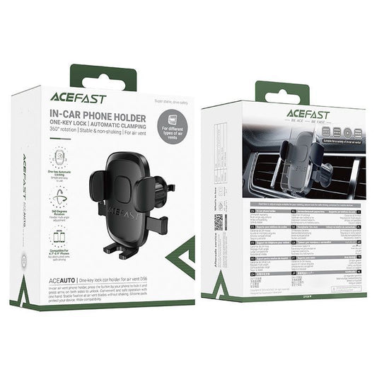 ACEFAST D56 One-Key Lock In-Car Phone Holder