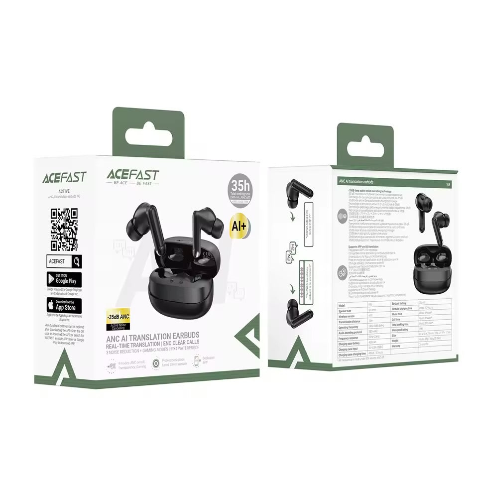 ACEFAST H5 ANC AI Translation Earbuds