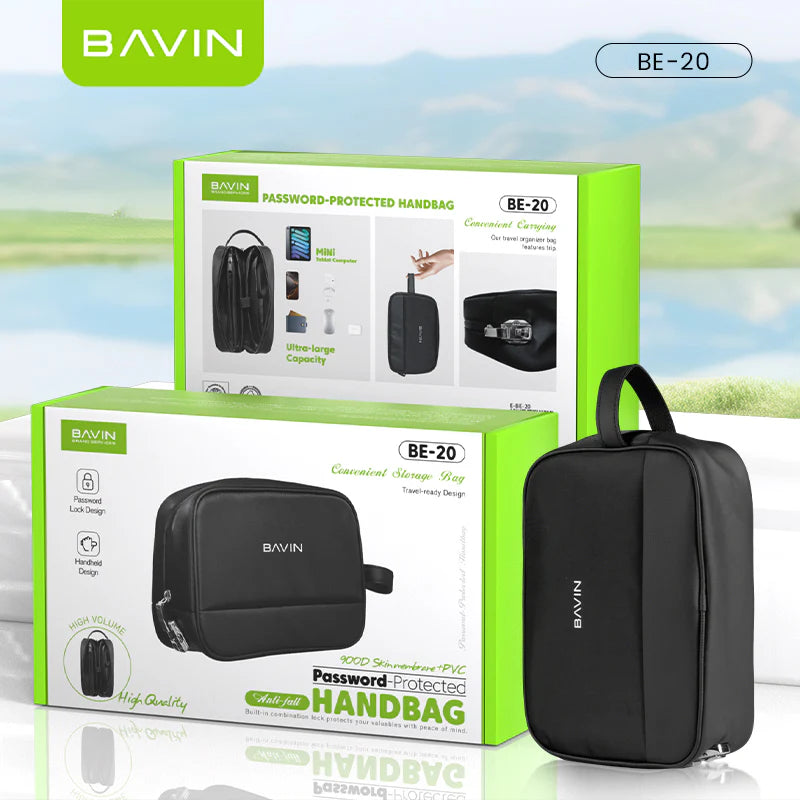 BAVIN BE-20 Password-Protected Travel Organizer Bag