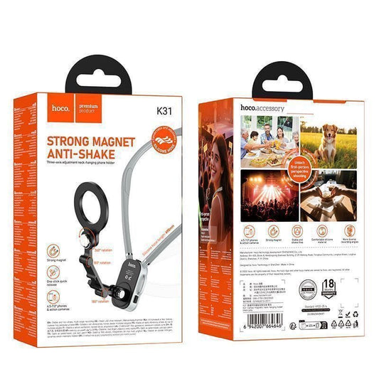 HOCO K31 Strong Magnet Anti-Shake Neck Phone Holder