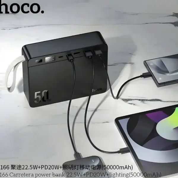 HOCO J166 50000mAh Power Bank with LED Light