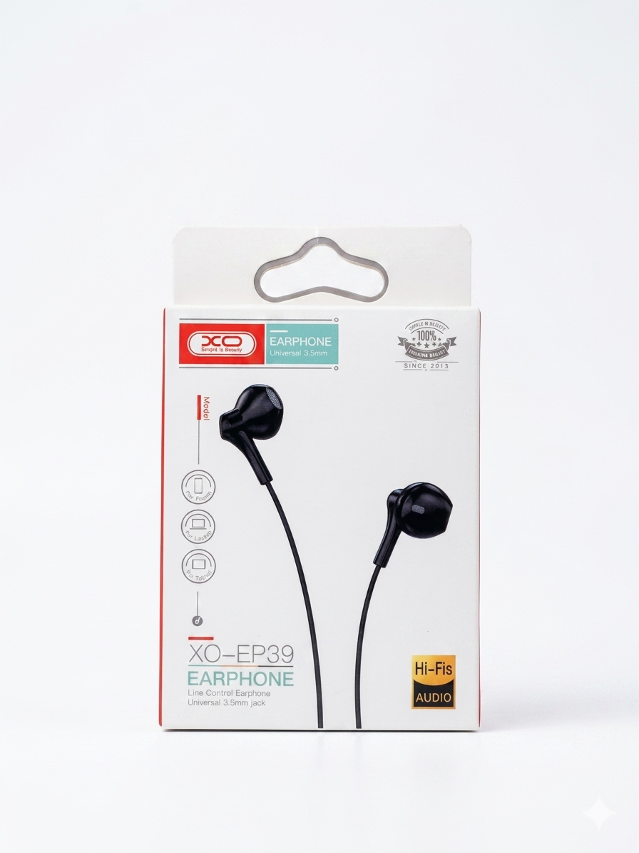 XO EP39 Wired Earphones 3.5mm